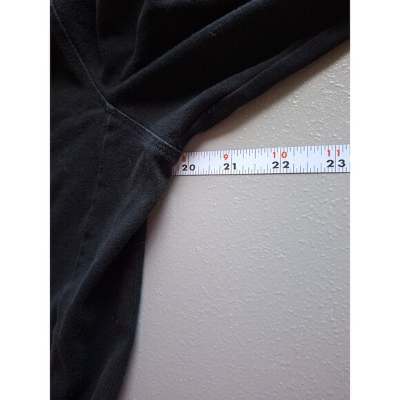 Banana Republic Zip UpSweatshirt  Jacket L Black Street Style Casual Layering - Picture 6 of 7